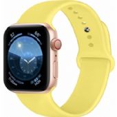 Apple Watch 42/44mm Silikon Kordon Sarı
