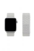 Apple Watch 42/44mm Kumaş Kordon Beyaz
