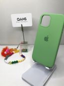iPhone 12 Pro Max Lansman Silikon Telefon Kılıfı Yeşil