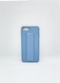 iPhone 7 Plus Popsocket Silikon Telefon Kılıfı Mavi