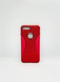 iPhone 7 Plus Simli Telefon Kılıfı Kırmızı